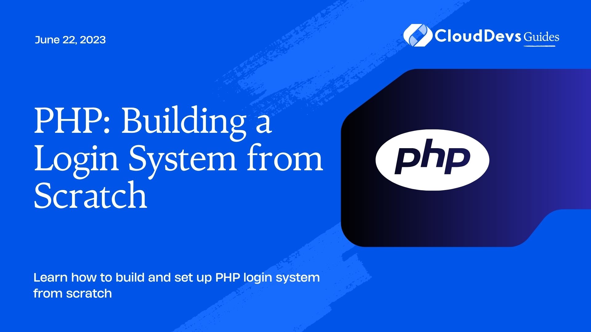 PHP: Building a Login System from Scratch
