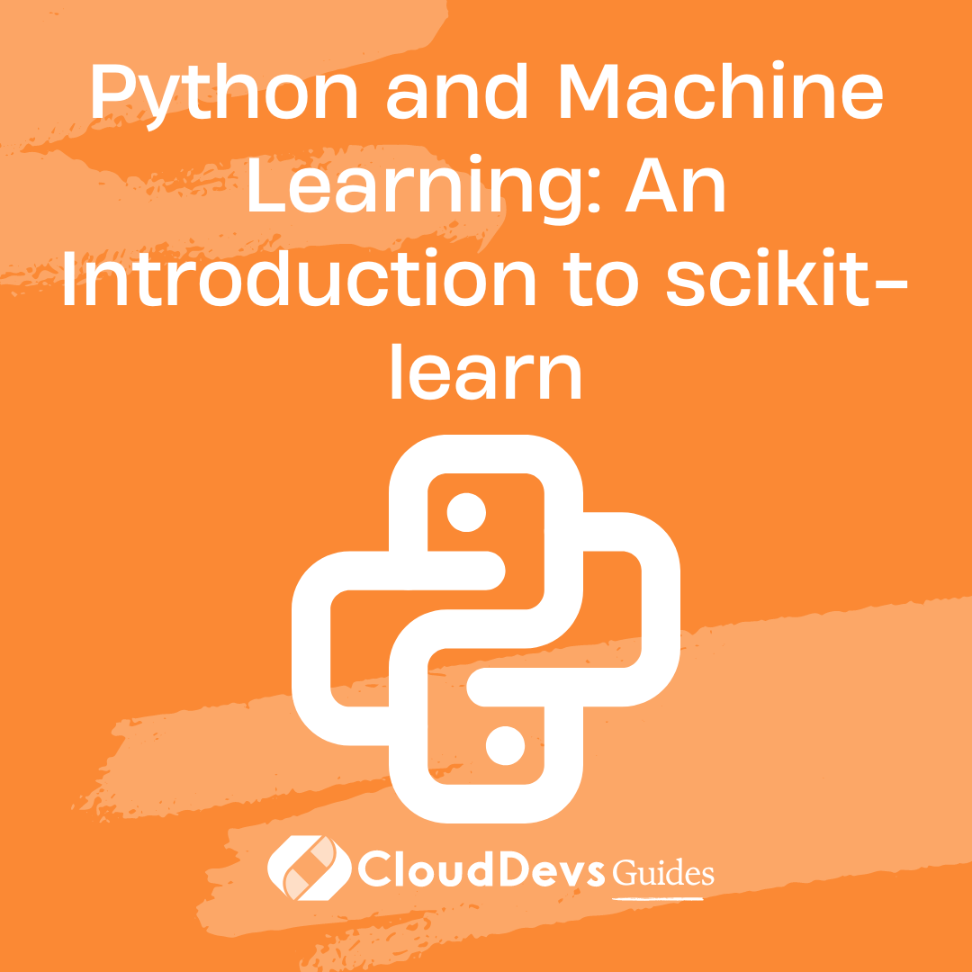 Intro to best sale machine learning python