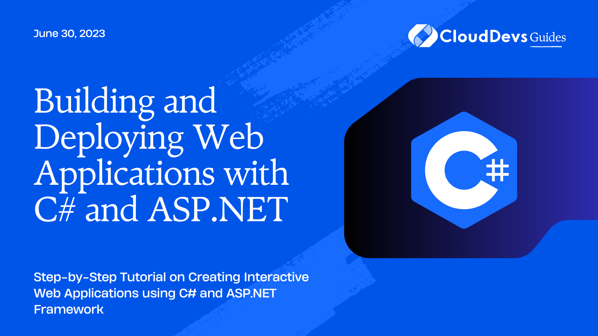 Building and Deploying Web Applications with C# and ASP.NET