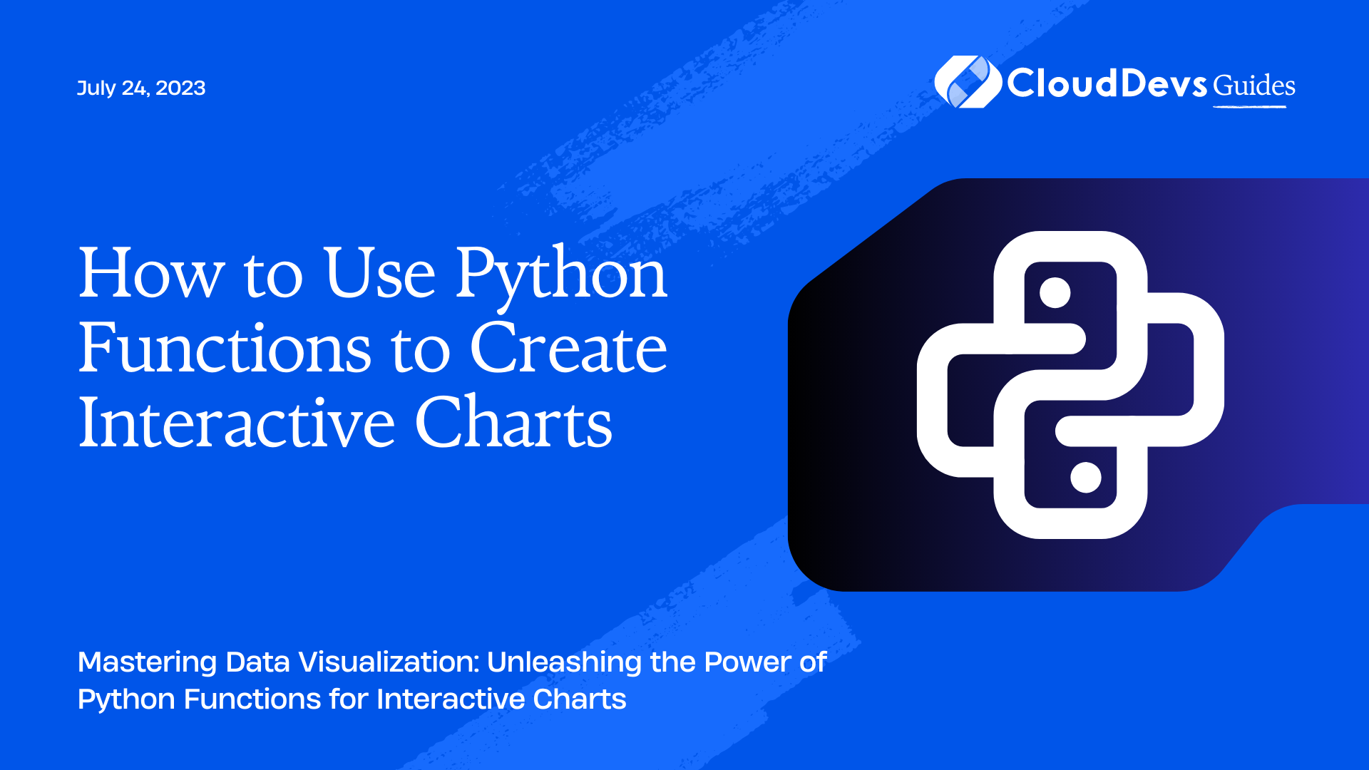 How to Use Python Functions to Create Interactive Charts