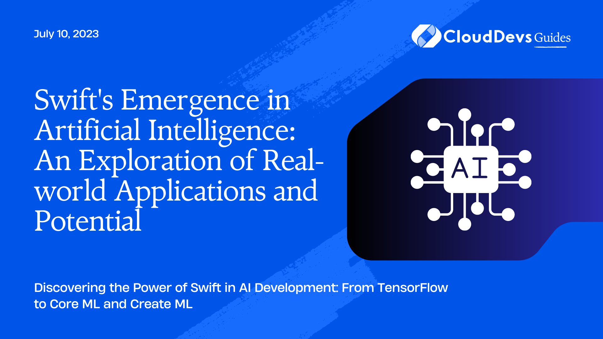 Swift's Emergence in Artificial Intelligence: An Exploration of Real-world Applications and Potential