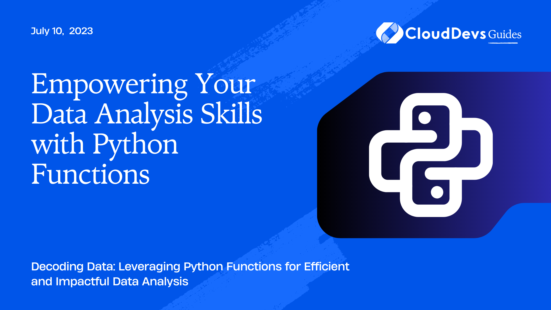 Empowering Your Data Analysis Skills with Python Functions