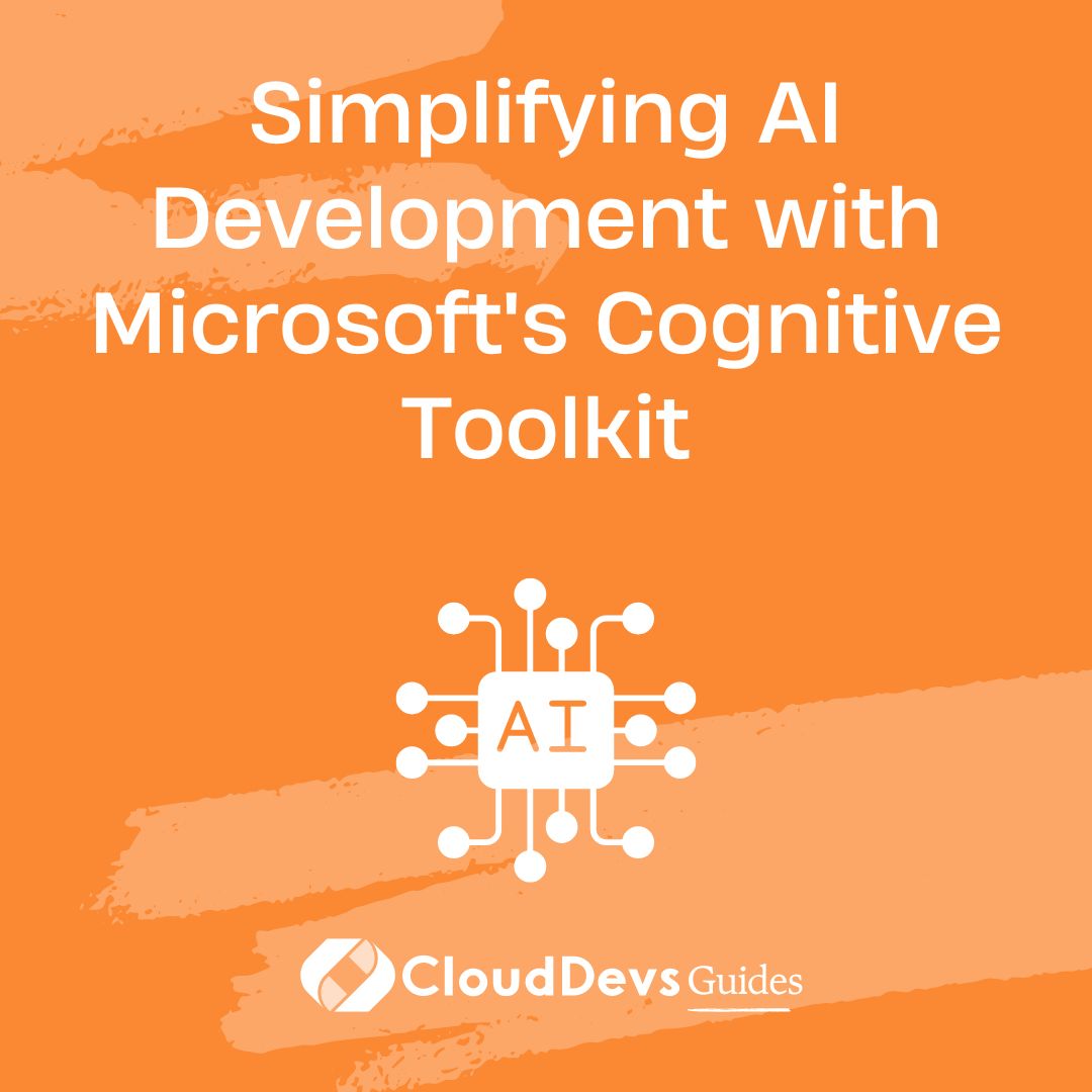 Microsoft best sale cognitive toolkit