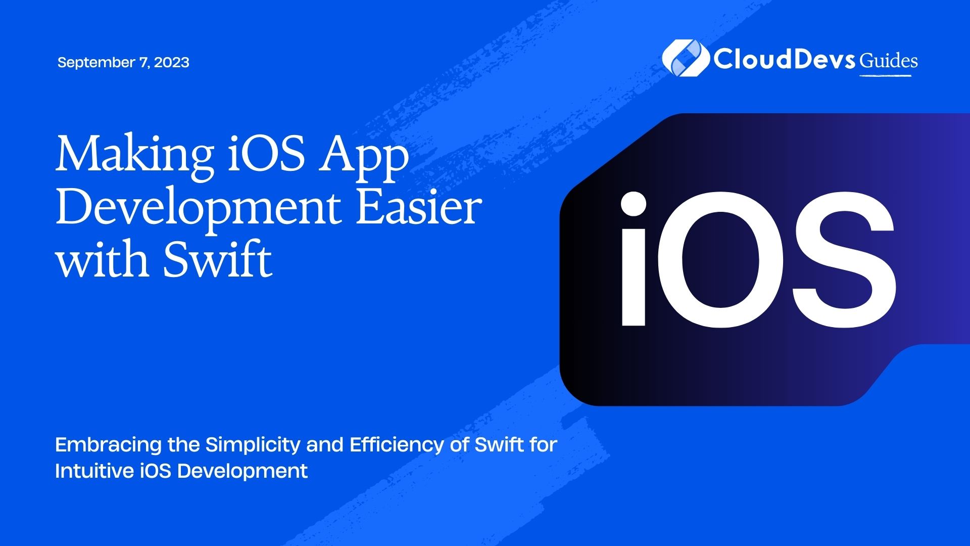 Making iOS App Development Easier with Swift