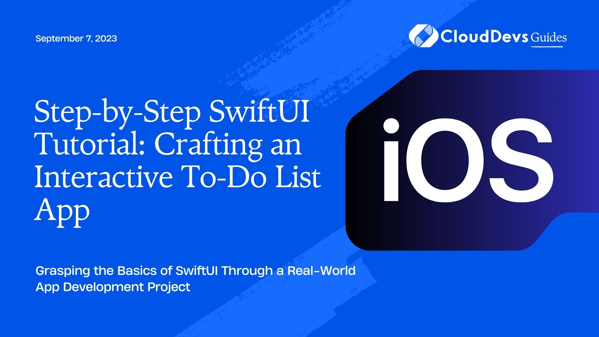 Step-by-Step SwiftUI Tutorial: Crafting an Interactive To-Do List App