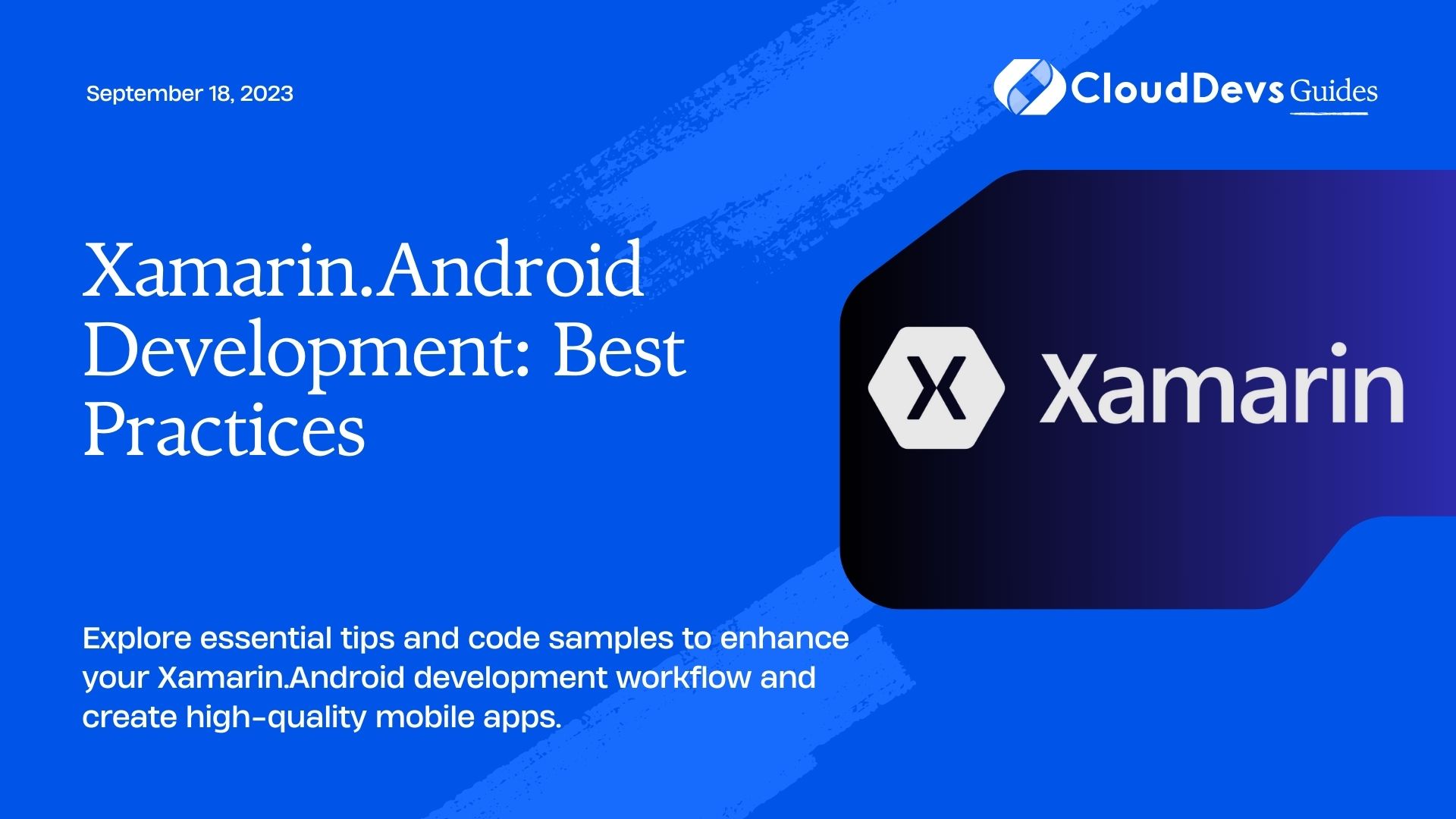 Xamarin.Android Development: Best Practices