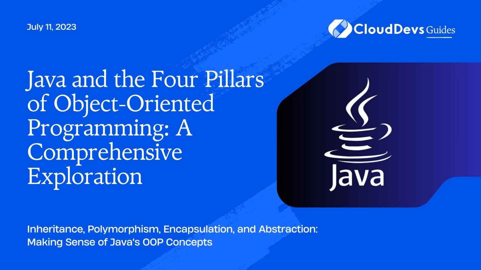 Java and the Four Pillars of Object-Oriented Programming: A ...