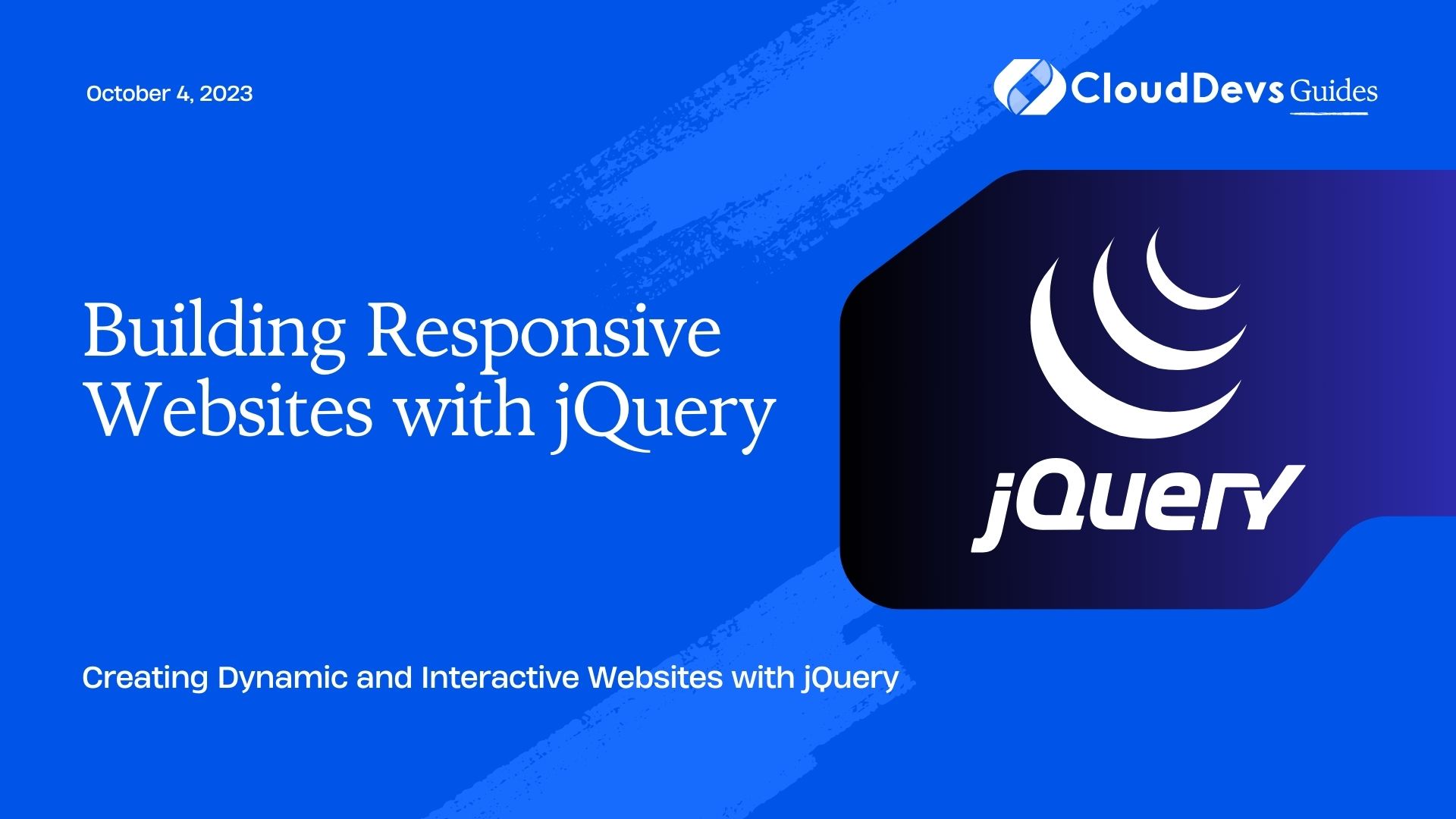 Building Responsive Websites with jQuery