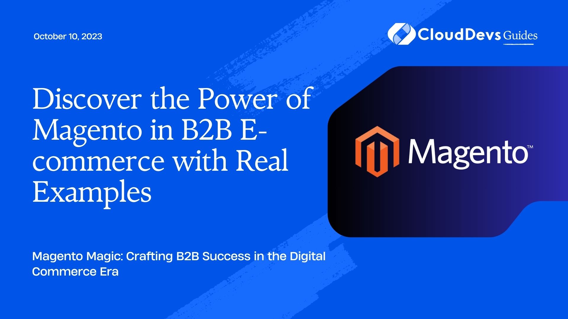 Discover the Power of Magento in B2B E-commerce with Real Examples