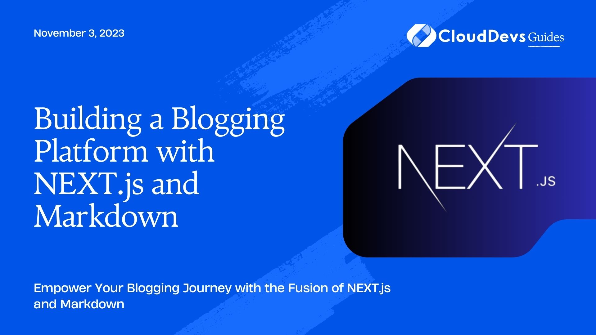 Building a Blogging Platform with NEXT.js and Markdown