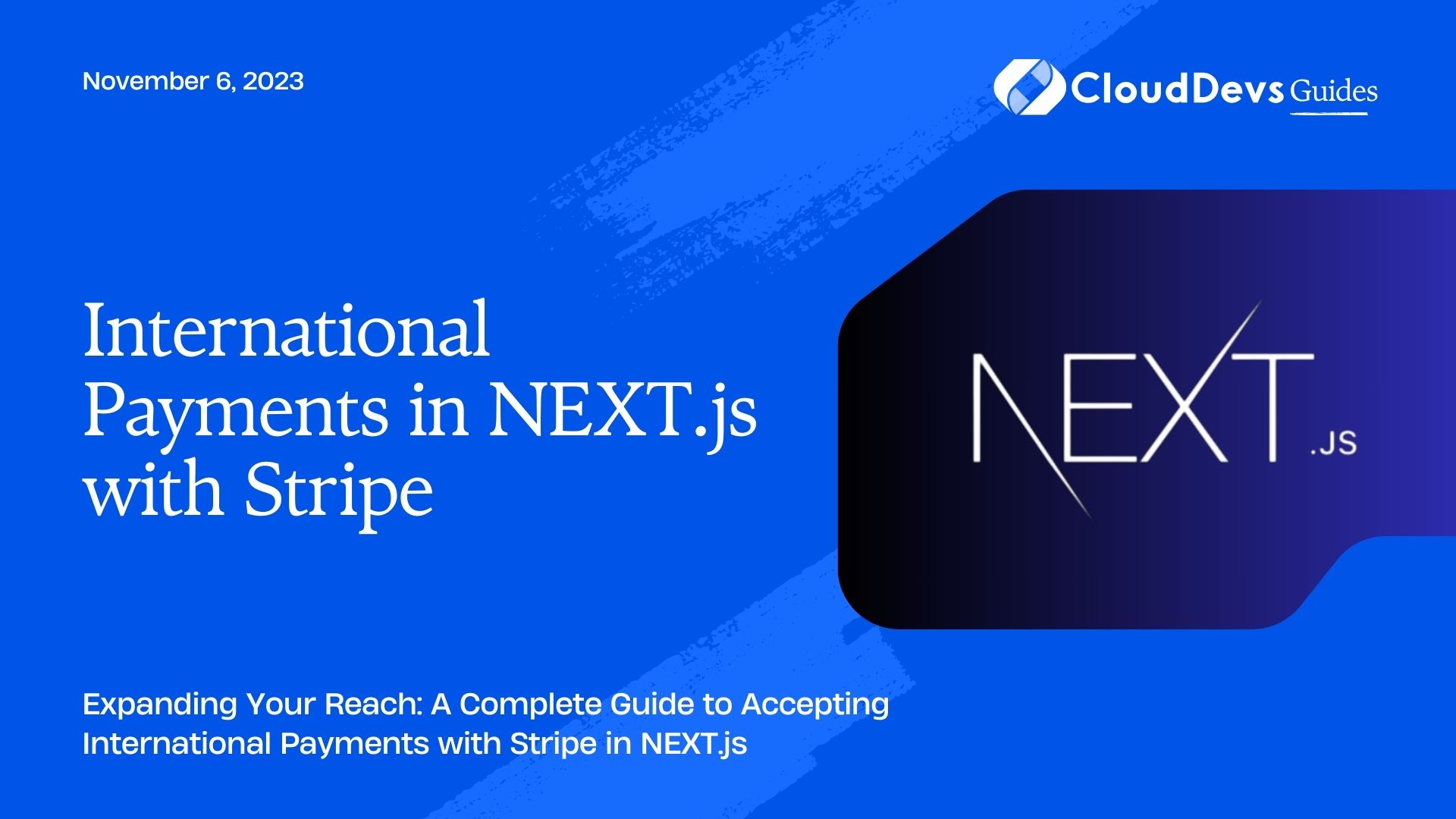 International Payments in NEXT.js with Stripe