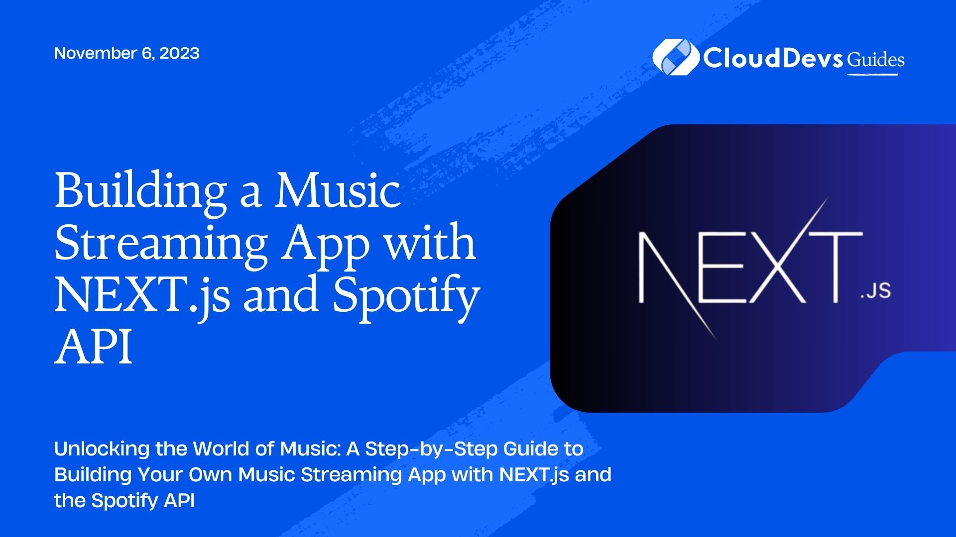 Building a Music Streaming App with NEXT.js and Spotify API