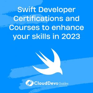 Swift Developer Certifications and Courses to enhance your skills in 2023