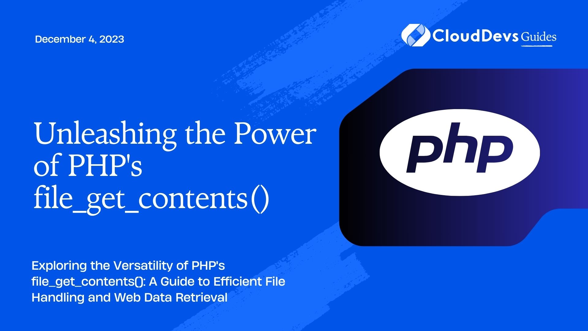 Unleashing the Power of PHP's file_get_contents()