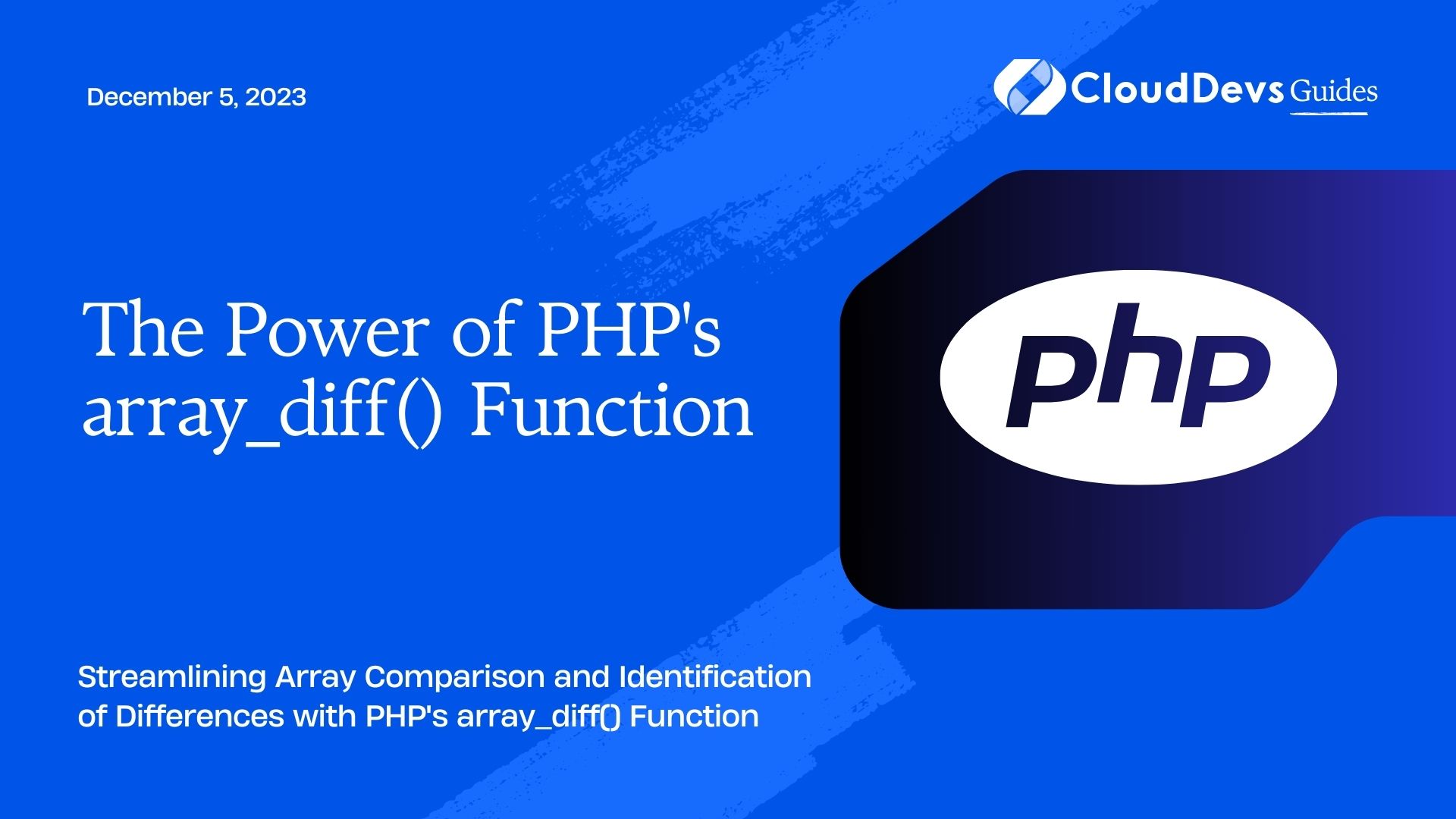 The Power of PHP's array_diff() Function