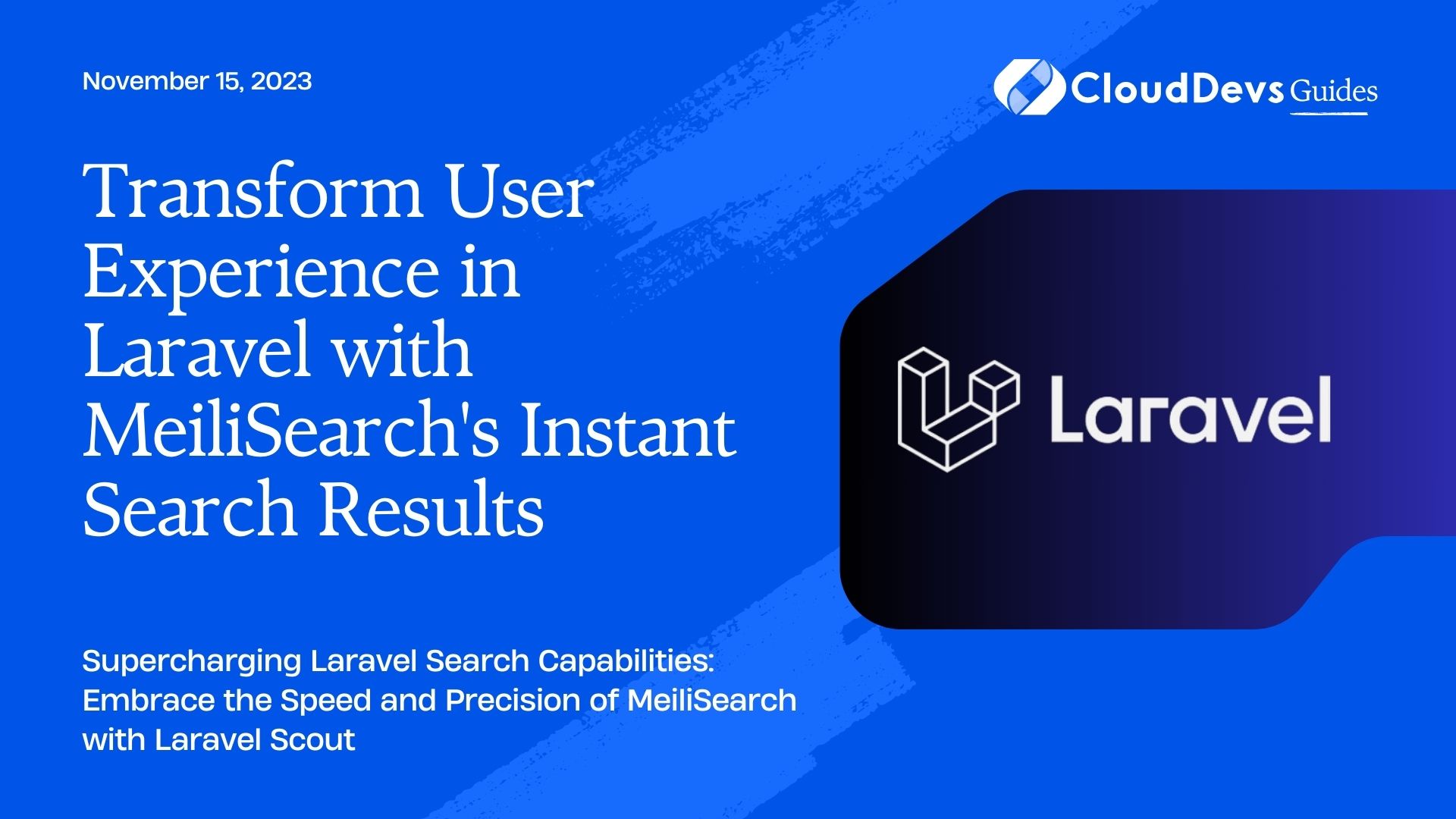 Transform User Experience in Laravel with MeiliSearch's Instant Search Results