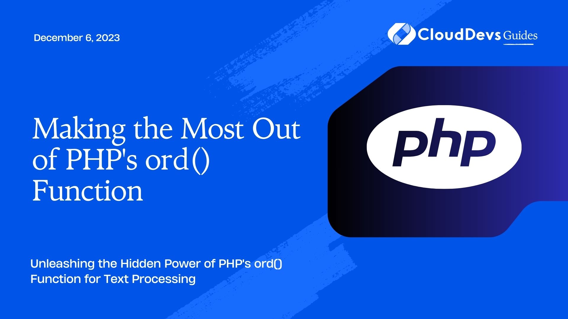 Making the Most Out of PHP's ord() Function