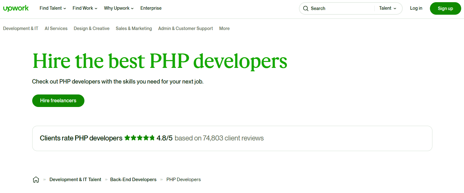 Fiverr - Hire Php Developers Online 