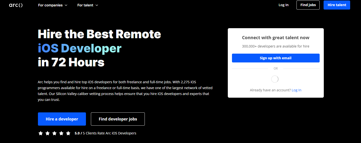 Arc. dev - Hire Top iOS Developers