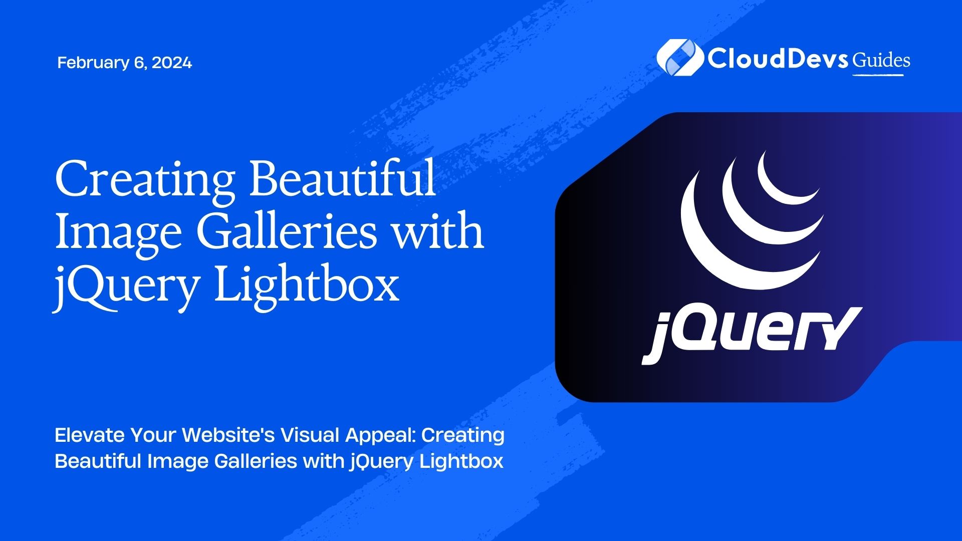 Creating Beautiful Image Galleries with jQuery Lightbox