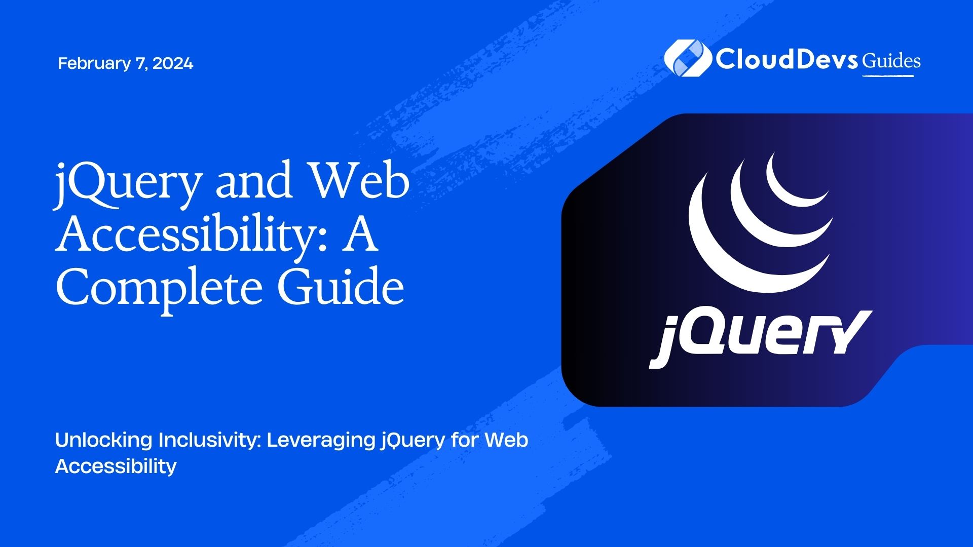 jQuery and Web Accessibility: A Complete Guide