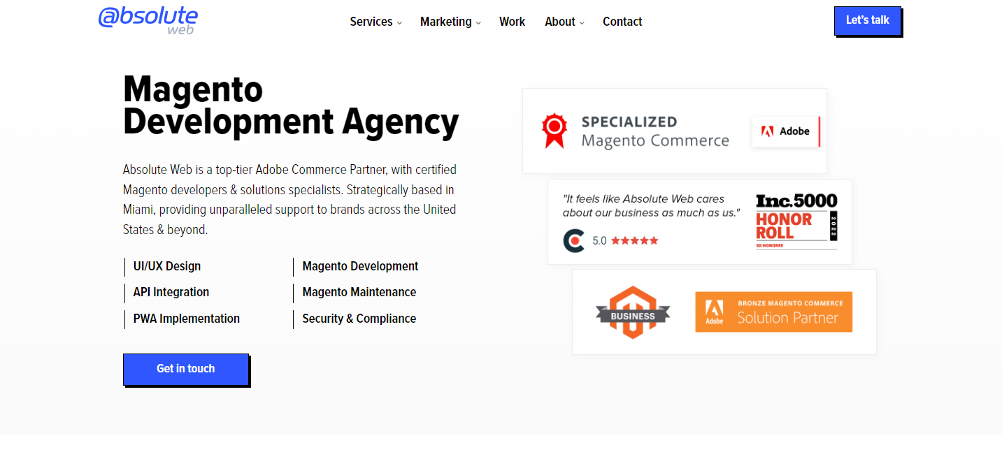 Absoluteweb.com - Crafting Digital Brilliance - Your Magento Development Solution