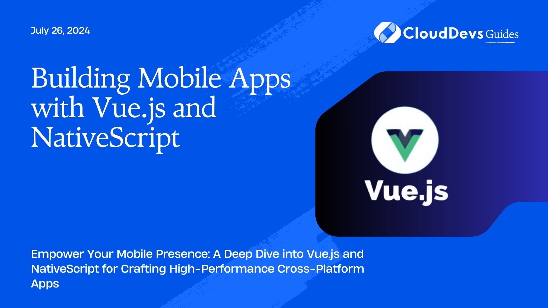 Building Mobile Apps with Vue.js and NativeScript