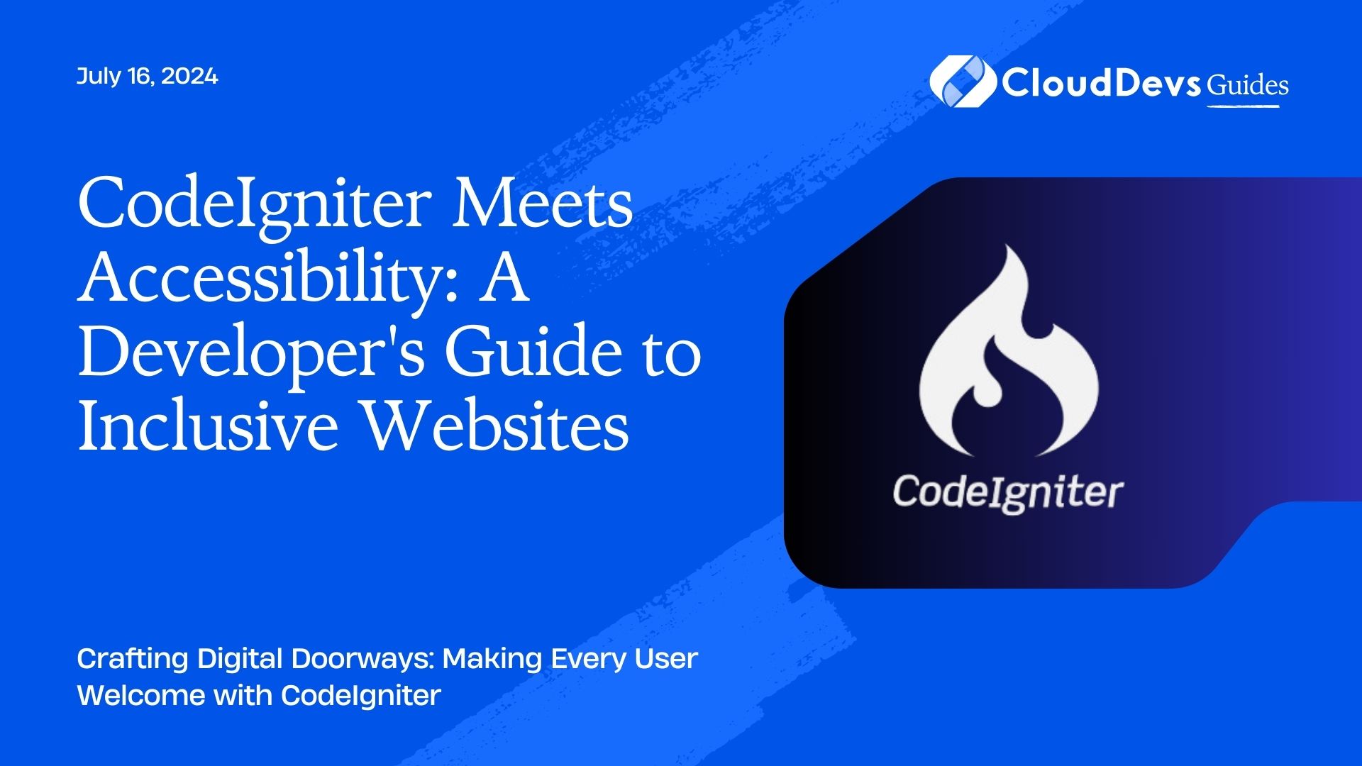 CodeIgniter Meets Accessibility: A Developer's Guide to Inclusive Websites