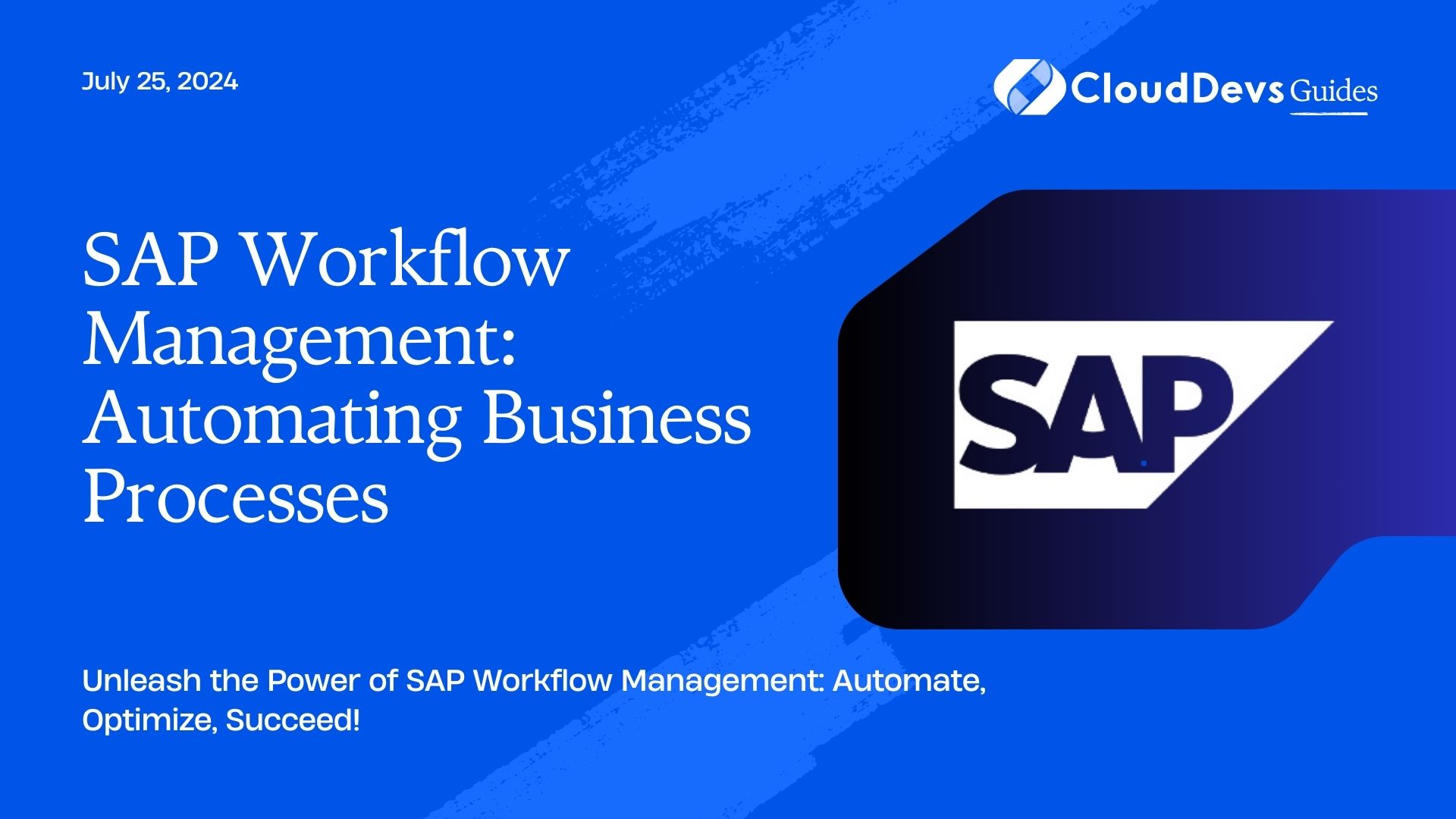 SAP Workflow Management: Automating Business Processes