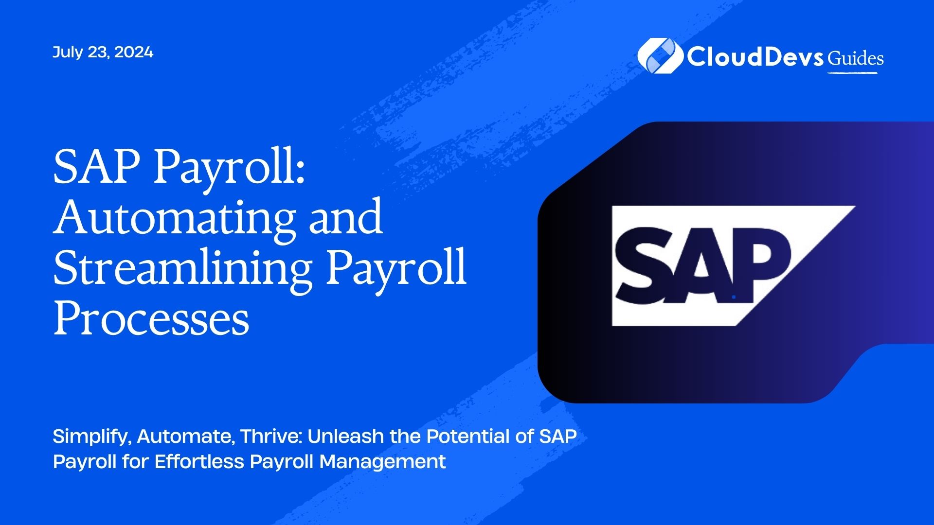 SAP Payroll: Automating and Streamlining Payroll Processes