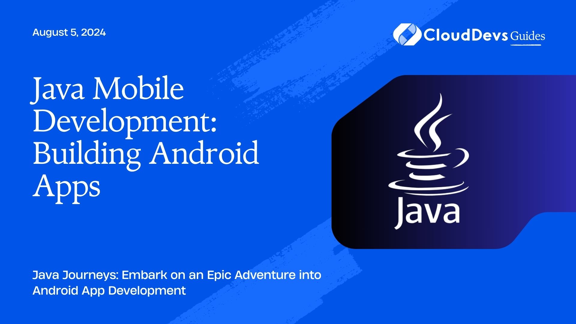 Java Mobile Development: Building Android Apps