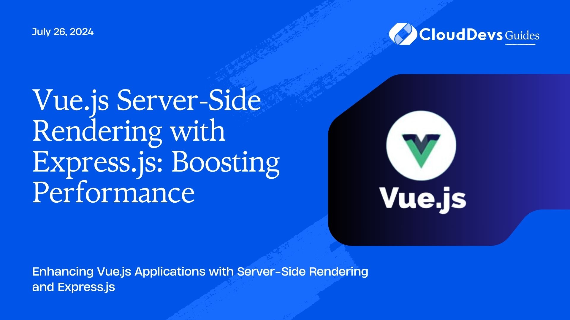 Vue.js Server-Side Rendering with Express.js: Boosting Performance