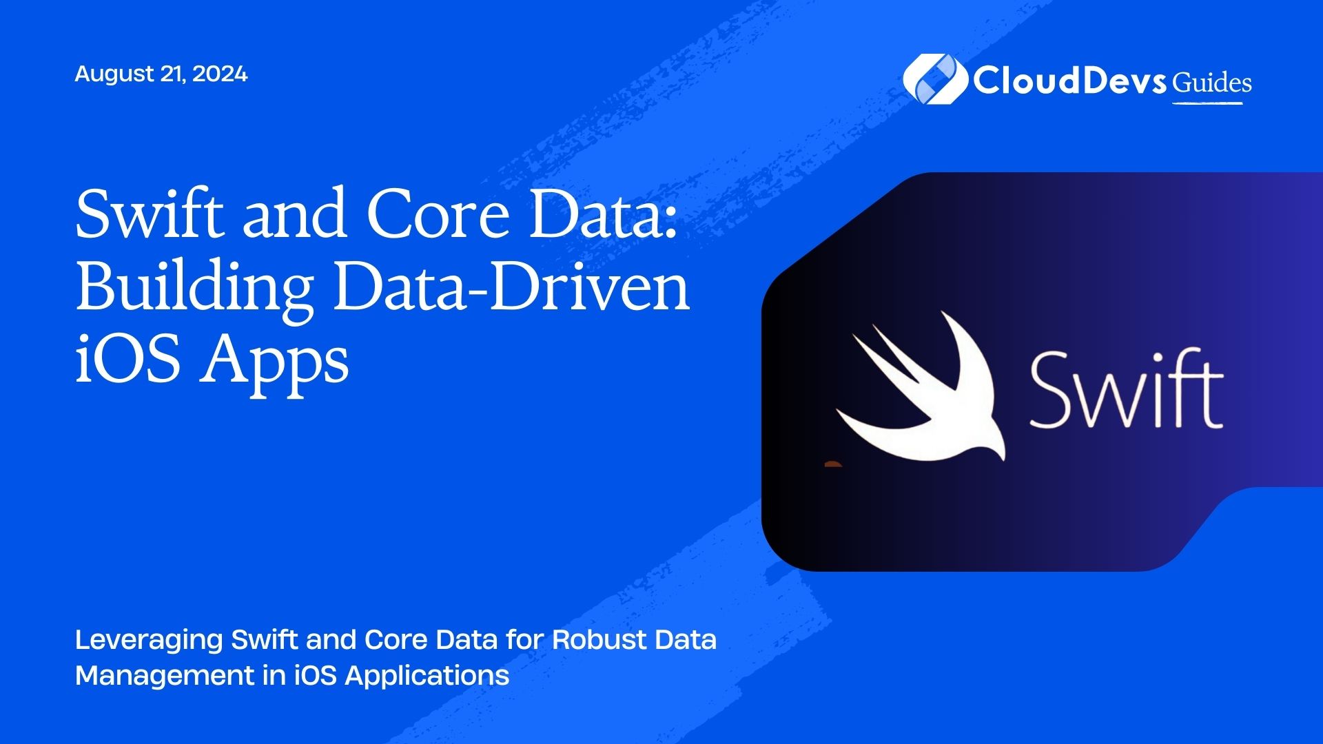 Swift and Core Data: Building Data-Driven iOS Apps