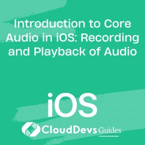 Introduction to Core Audio in iOS: Recording and Playback of Audio